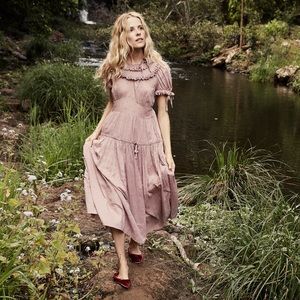 NWT Doen Fiore Dress in Mulberry sz Medium